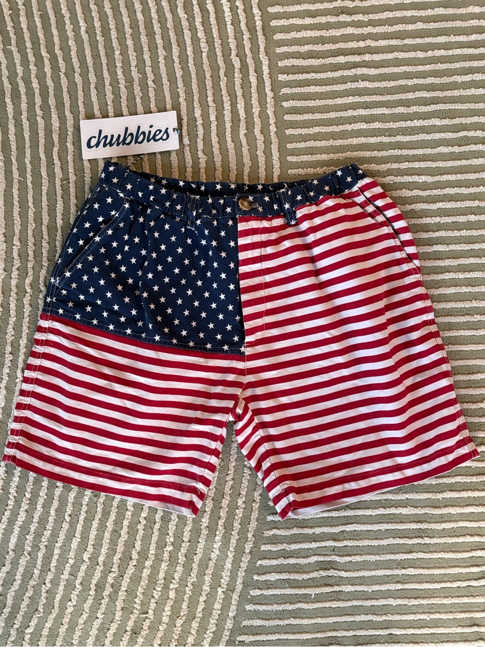 NWT Chubbies The Mericas Originals 7” Shorts XL